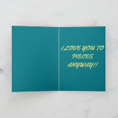 君は僕を困らせるが君の名刺が好きだ カード (内部)