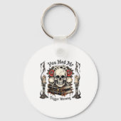 君は僕を引き金の悪い本警告部にしていた、ローマ キーホルダー (正面)