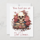 君は僕を暗黒恋愛に連れて行ってくれた ノートカード (正面)