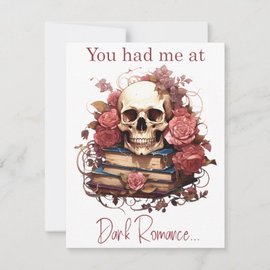 君は僕を暗黒恋愛に連れて行ってくれた ノートカード (正面)