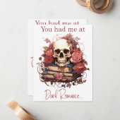 君は僕を暗黒恋愛に連れて行ってくれた ノートカード (正面/裏面インサイチュ)