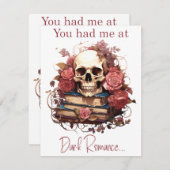 君は僕を暗黒恋愛に連れて行ってくれた ノートカード (正面/裏面)