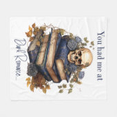 君は僕を暗黒恋愛に連れて行ってくれた フリースブランケット (正面(横))