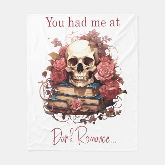 君は僕を暗黒恋愛に連れて行ってくれた フリースブランケット (正面)