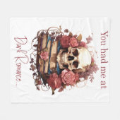 君は僕を暗黒恋愛に連れて行ってくれた フリースブランケット (正面(横))