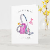 君は僕を真空にした | ロマおもしろいンス カード (黄色い花)