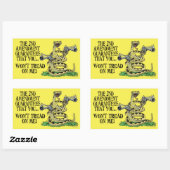 君は僕を踏みつけない 長方形シール (シート)