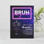 君は入った?ネオンアーケードゲームズボーイ誕生日 招待状 (スタンド正面)