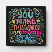 君は凄い額だ フォトプラーク (正面)