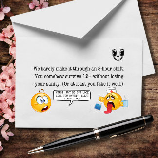 君は十二時間だが七十二時感じだ サンキューカード