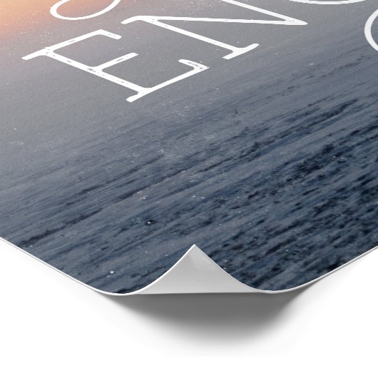 君は十分に文字引用文だ ポスター (角)