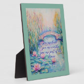 君は印象派が好きだ フォトプラーク (側面)