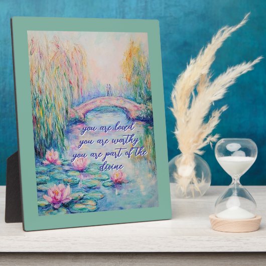 君は印象派が好きだ フォトプラーク (側面)