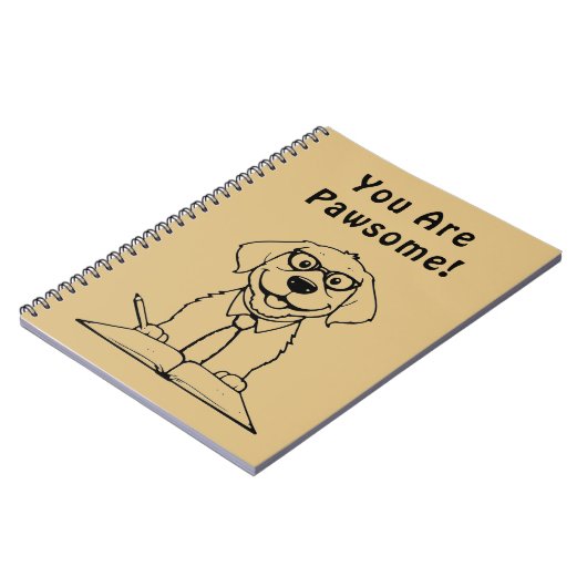 君は可愛い犬書だ ノートブック (左側)