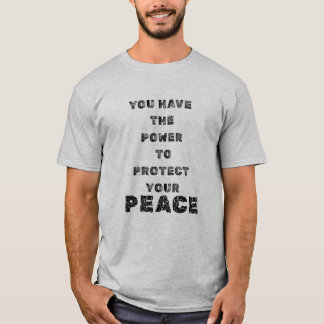 君は君に対する力保護がある Tシャツ