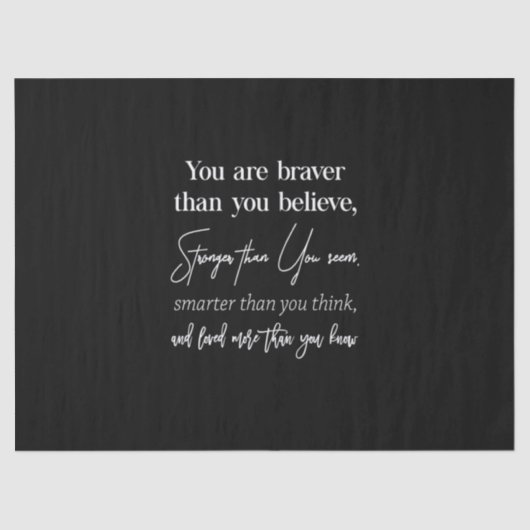 君は君よりも勇敢だ 薄葉紙 (正面)