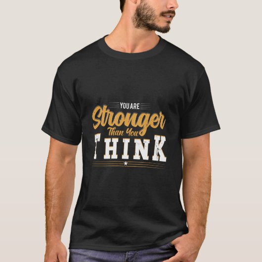君は君より強い考え Tシャツ (正面)
