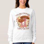 君は君より強考えい スウェットシャツ (正面)