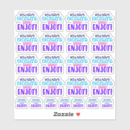 君は味が好い楽しむ!ビニールシール シール