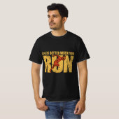 君は命が惜しい走 Tシャツ (正面フル)