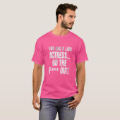 君は嘘つき女優だFアウトミームMens Wom Tシャツ (正面フル)