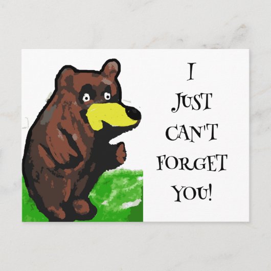 君は困った忘れよ ポストカード (正面)