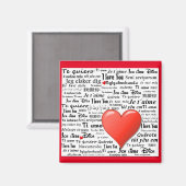 君は多国語に通ずる マグネット (正面/裏面)