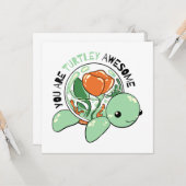 君は多肉質素晴らしの亀だ カード (正面/裏面インサイチュ)