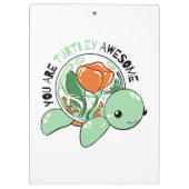 君は多肉質素晴らしの亀だ クリップボード (裏面)