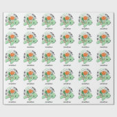 君は多肉質素晴らしの亀だ ラッピングペーパー (フラット)