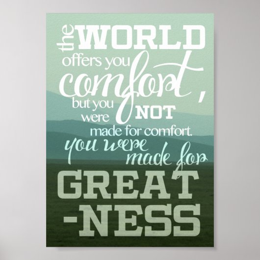 君は大物のポスターに作られた ポスター (正面)