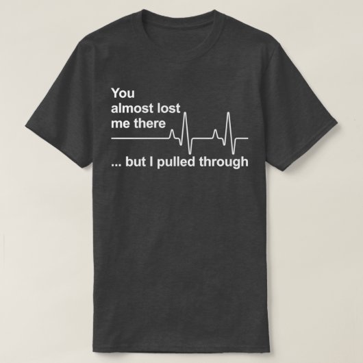 君は失った僕に近いけど保育園を通った Tシャツ (デザイン正面)