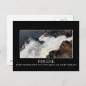 君は失敗素晴らし人間関係だ ポストカード (正面/裏面)