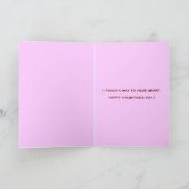 君は好きなバレンタインデーのカードだ シーズンカード (内部)