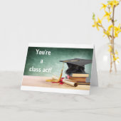 **君は学科卒** カード (黄色い花)