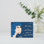 君は宇宙の素晴らしい一片だ 名刺 (スタンド正面)