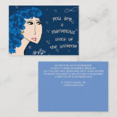 君は宇宙の素晴らしい一片だ 名刺 (正面/裏面)