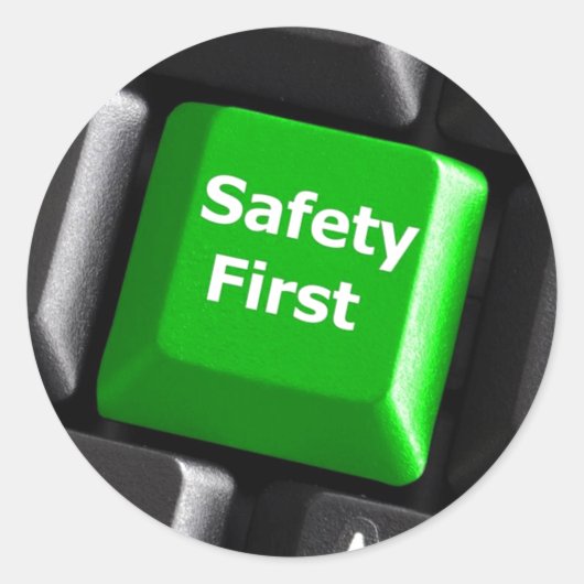 君は安全の鍵だ ラウンドシール (正面)