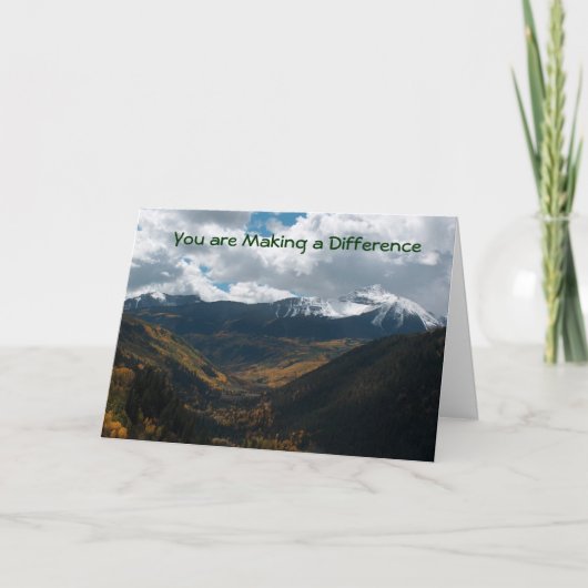 君は少し変わっているね サンキューカード (正面)