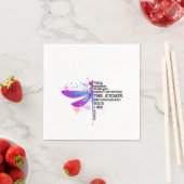 君は嵐に耐えられぬと彼らは彼女にささやいた スタンダードカクテルナプキン (インサイチュ)