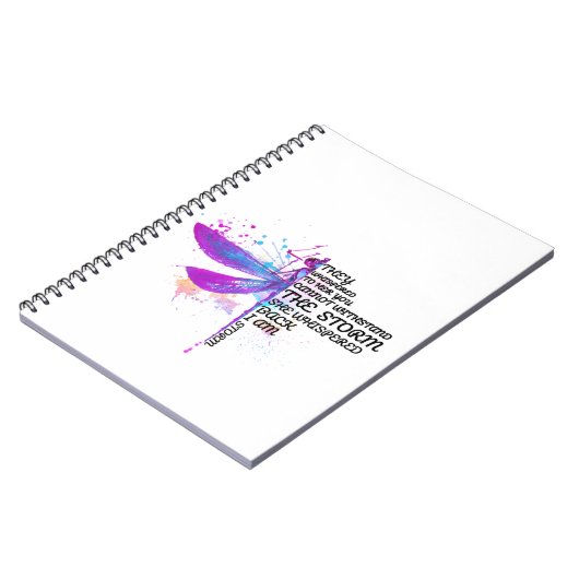 君は嵐に耐えられぬと彼らは彼女にささやいた ノートブック (左側)