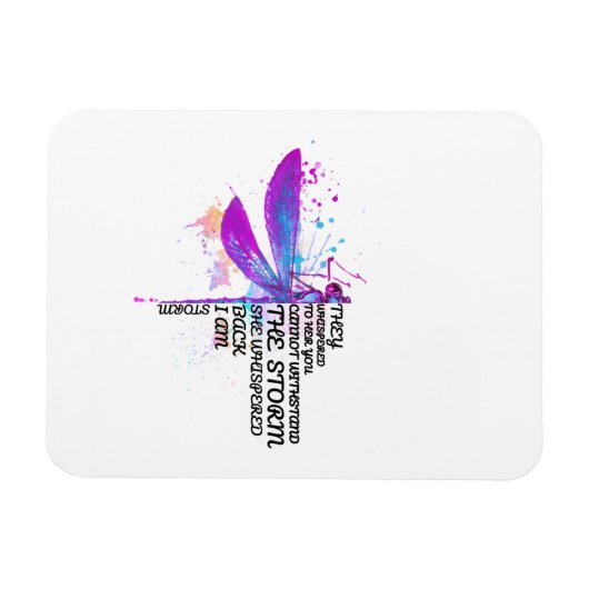 君は嵐に耐えられぬと彼らは彼女にささやいた マグネット (横)