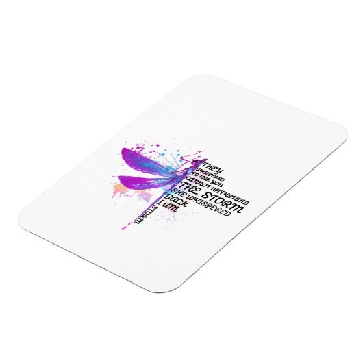 君は嵐に耐えられぬと彼らは彼女にささやいた マグネット (左側)