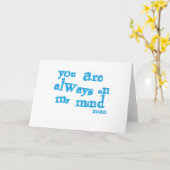 君は常に僕の心の中にいる カード (黄色い花)