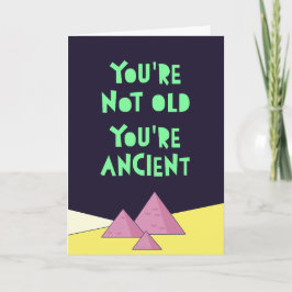 君は年を取っていない、あなたは古い。ハッおもしろいピー誕生 カード