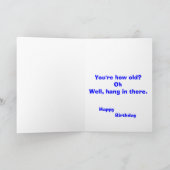 君は年素晴らしを探している。 カード (内部)