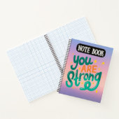 君は強い「やる気を起こさせる引用文」 ノートブック (内部)