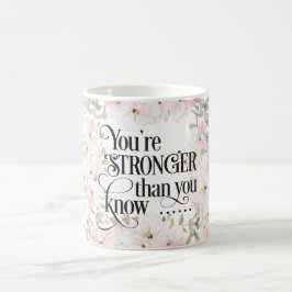 「君は強い…フローラキリスト教徒/聖書 コーヒーマグカップ