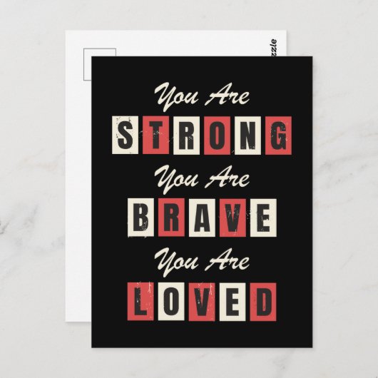 君は強く勇敢だ ポストカード (正面/裏面)