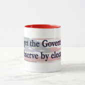 君は当然の政府を選得る マグカップ (中央)